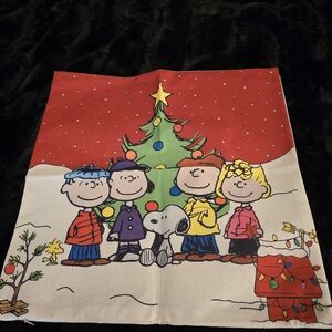 Peanuts Holiday 18x18 Throw Pillow Case Set Of 4